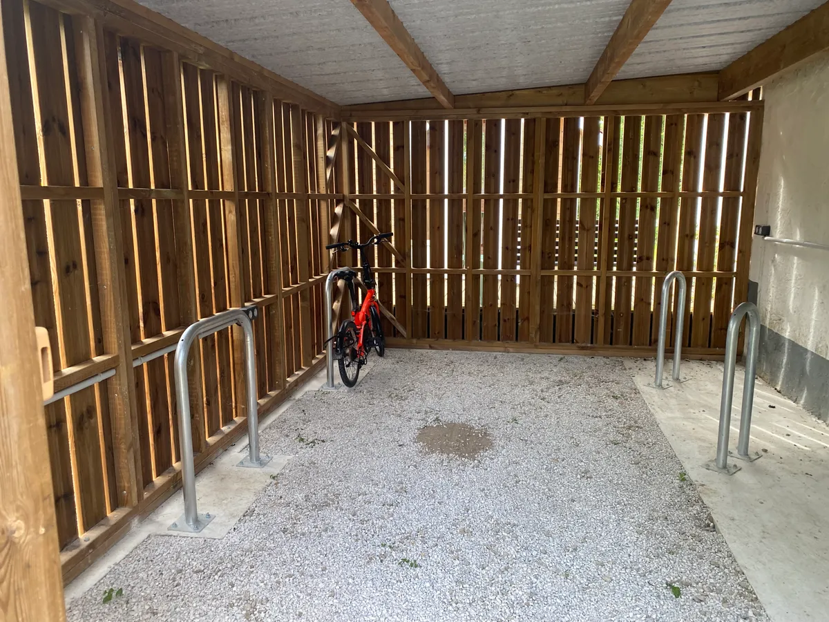 Abri vélos sécurisé du camping